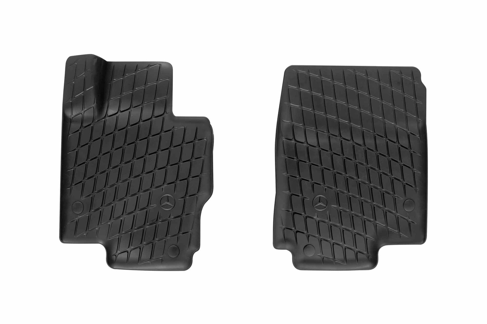 MERCEDES-BENZ Гумени патосници за Mercedes GLS X167 GLЕ W167 по 2020 година предни 2 бројки црни