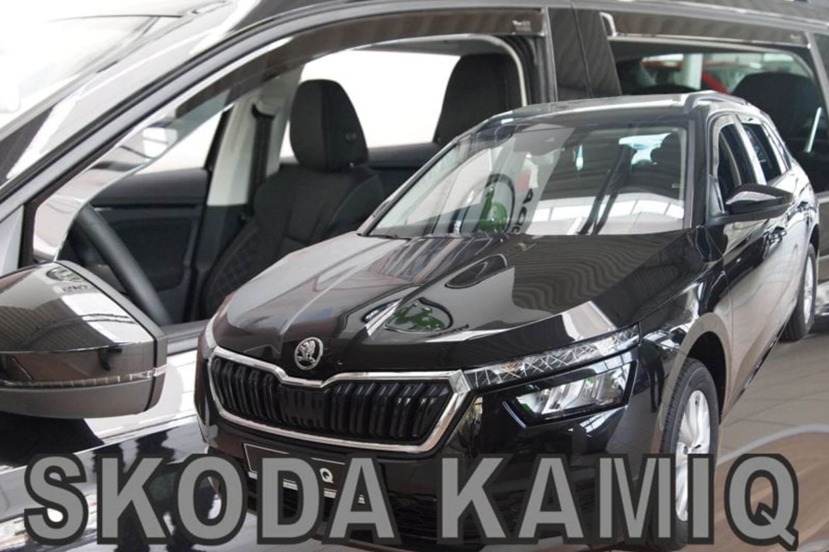 HEKO Комплет ветробрани за Skoda Kamiq по 2019 година, затемнети, 4 бројки