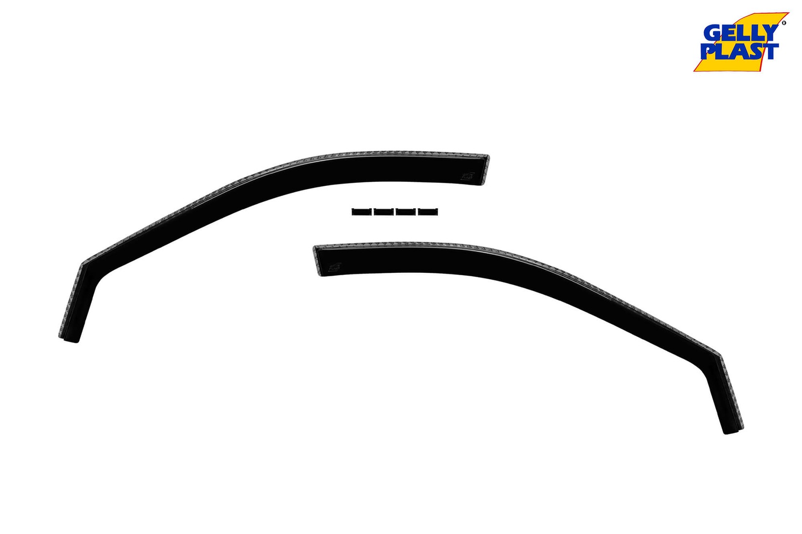 GELLYPLAST Предни ветробрани Gelly Plast за Kia Sportage 2004-2010 со 5 врати, црни 2 бројки