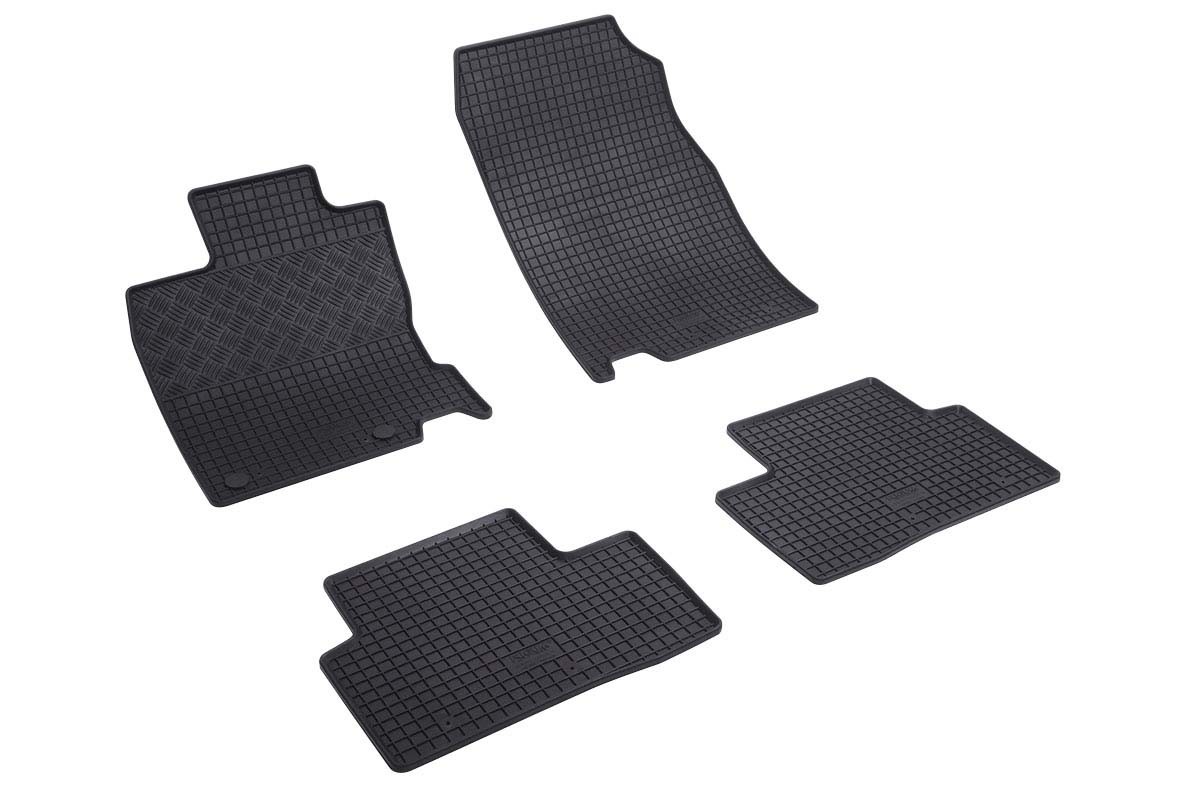 RIGUM Гумени патосници за Renault Kadjar по 2015 година 4 дела црни