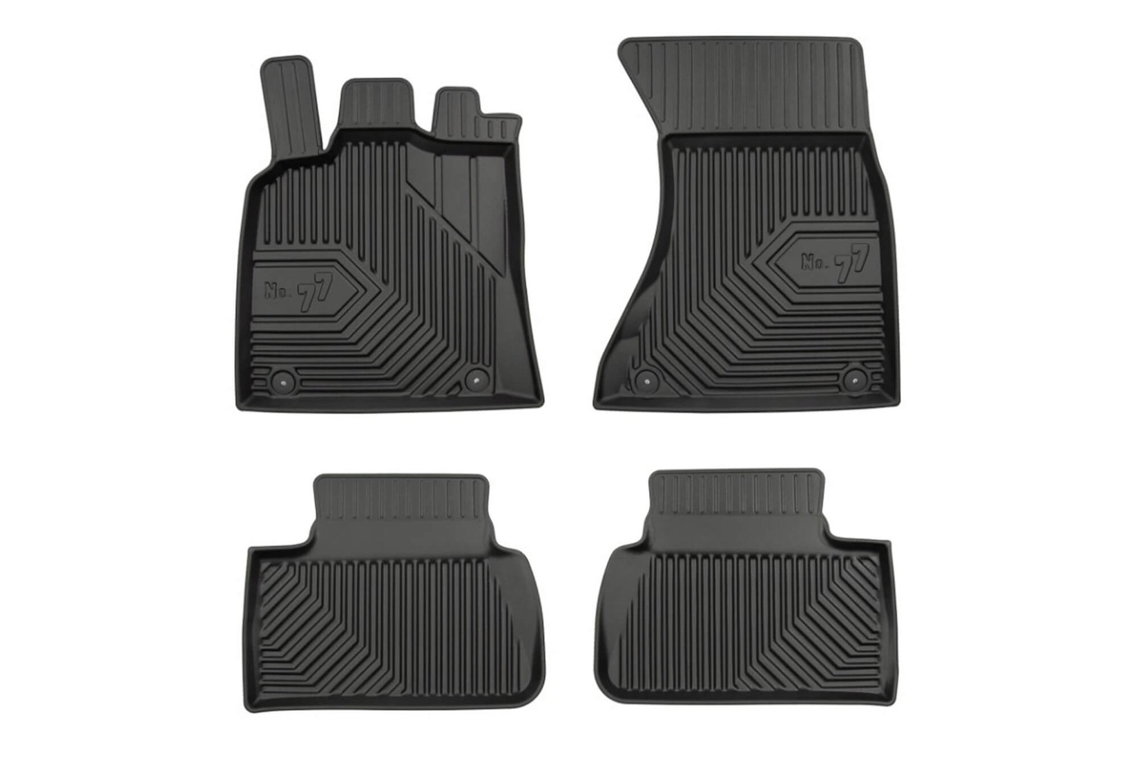 FROGUM 2.5D Гумени патосници модел 77 за Porsche Macan по 2014 година 4 дела црни