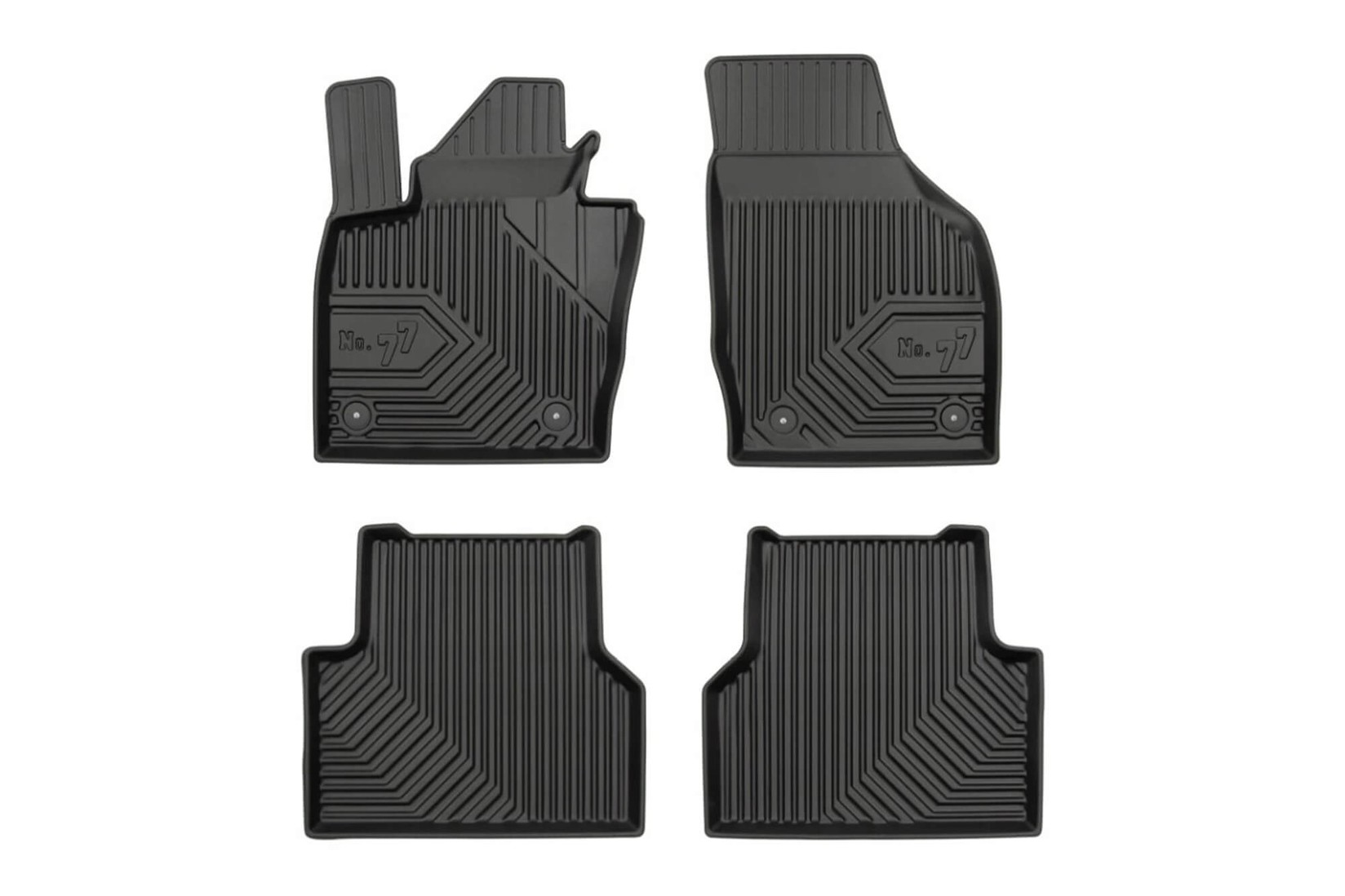 FROGUM 2.5D Гумени патосници модел 77 за Audi Q3 2011-2018 4 дела црни