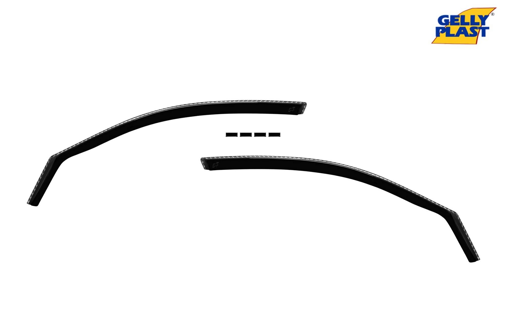 GELLYPLAST Предни ветробрани Gelly Plast за BMW серија  7 Е65 2001-2008 со 4 врати, црни 2 бројки