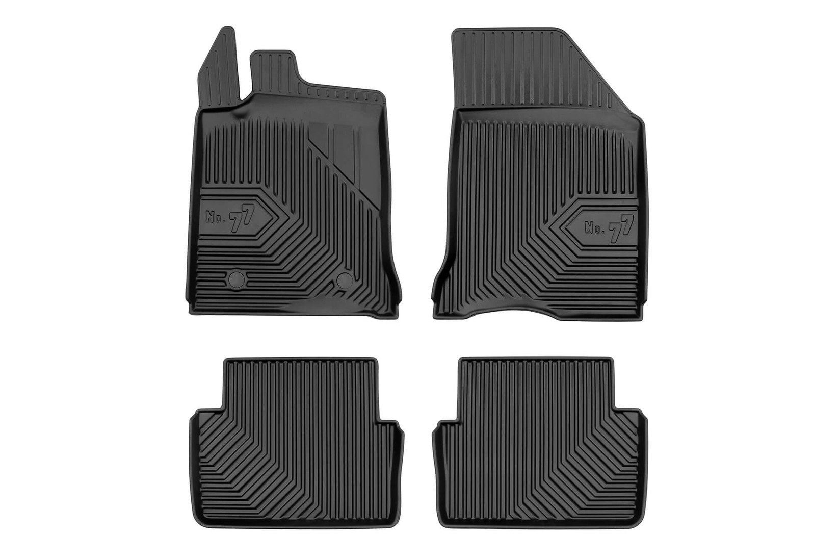 FROGUM 2.5D Гумени патосници модел 77 за Renault Laguna 2001-2007 4 дела црни