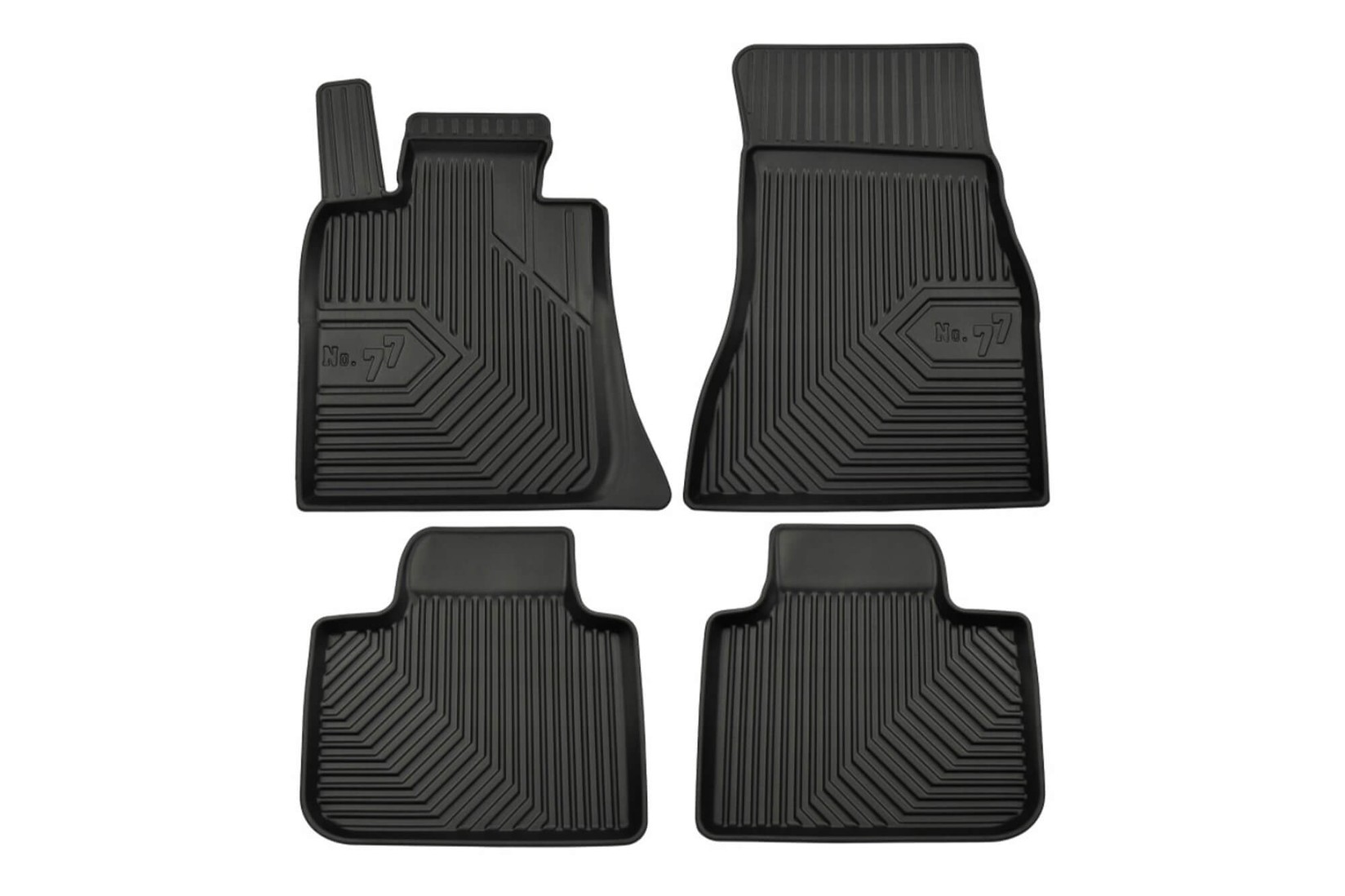 FROGUM 2.5D Гумени патосници модел 77 за BMW серија 6 G32 GT по 2017 година 4 дела црни