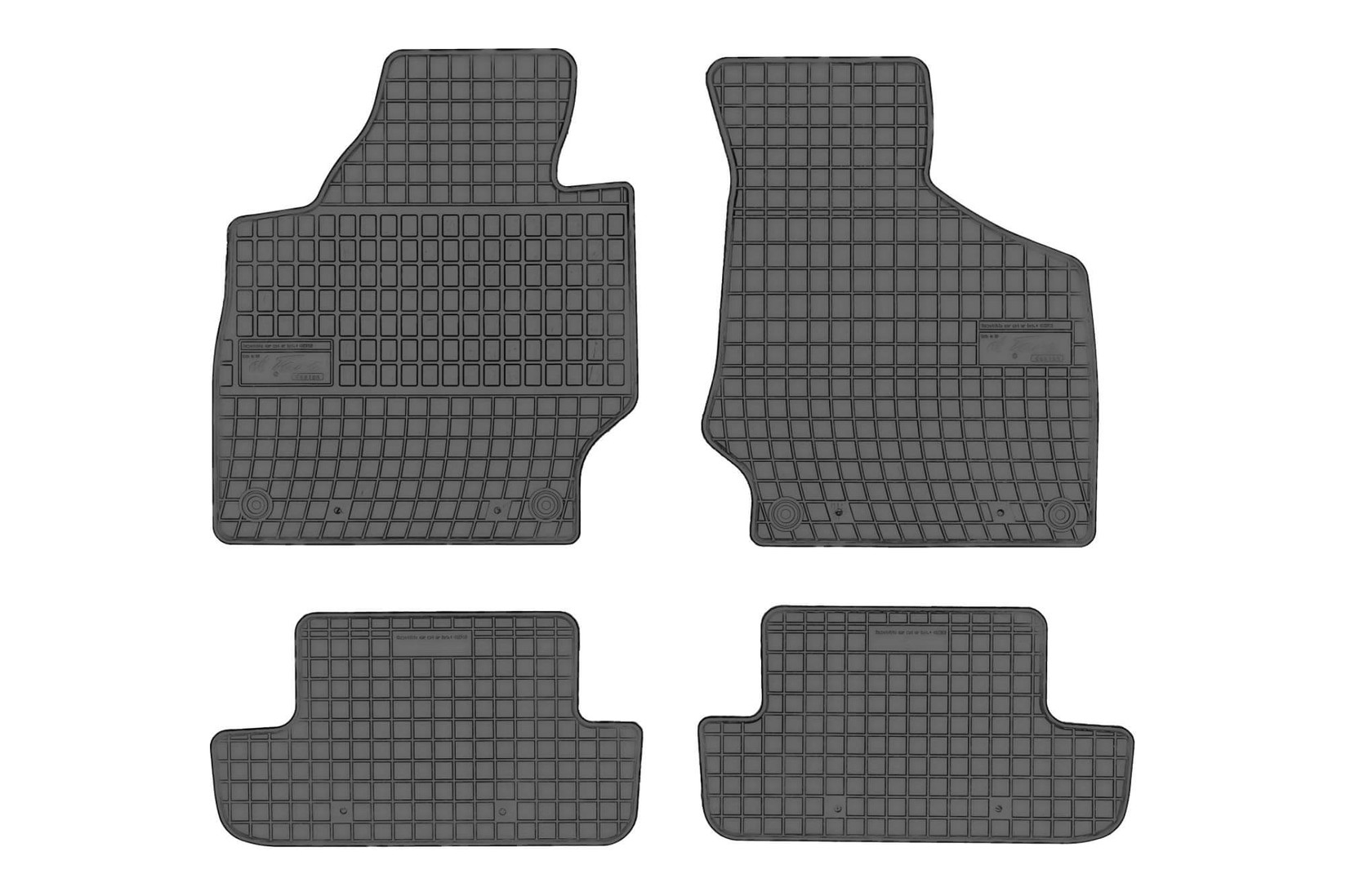 FROGUM Гумени патосници за Audi TT 8J 2006-2014 4 дела црни