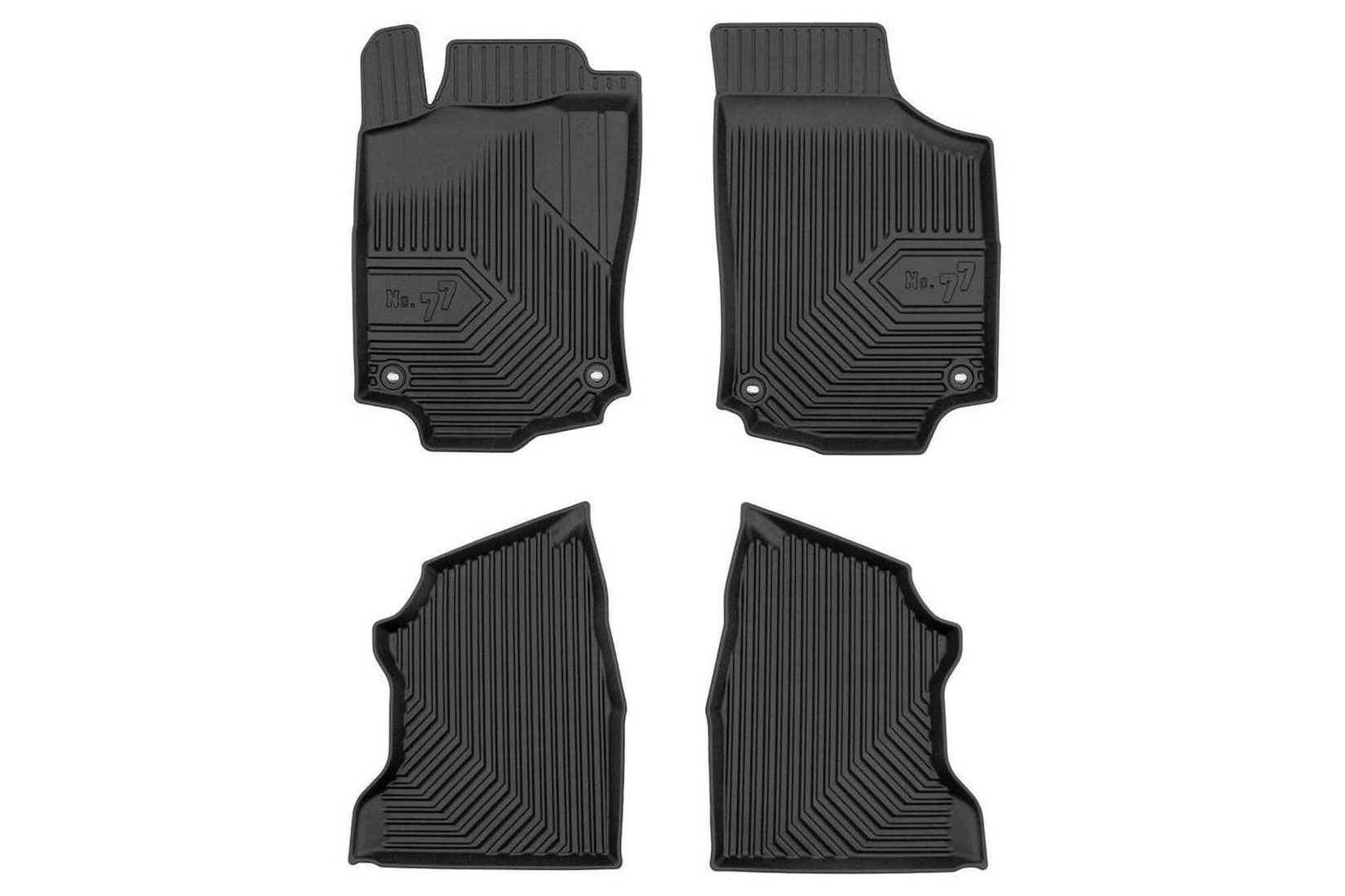 FROGUM 2.5D Гумени патосници модел 77 за Opel Combo C 2001-2011 4 дела црни