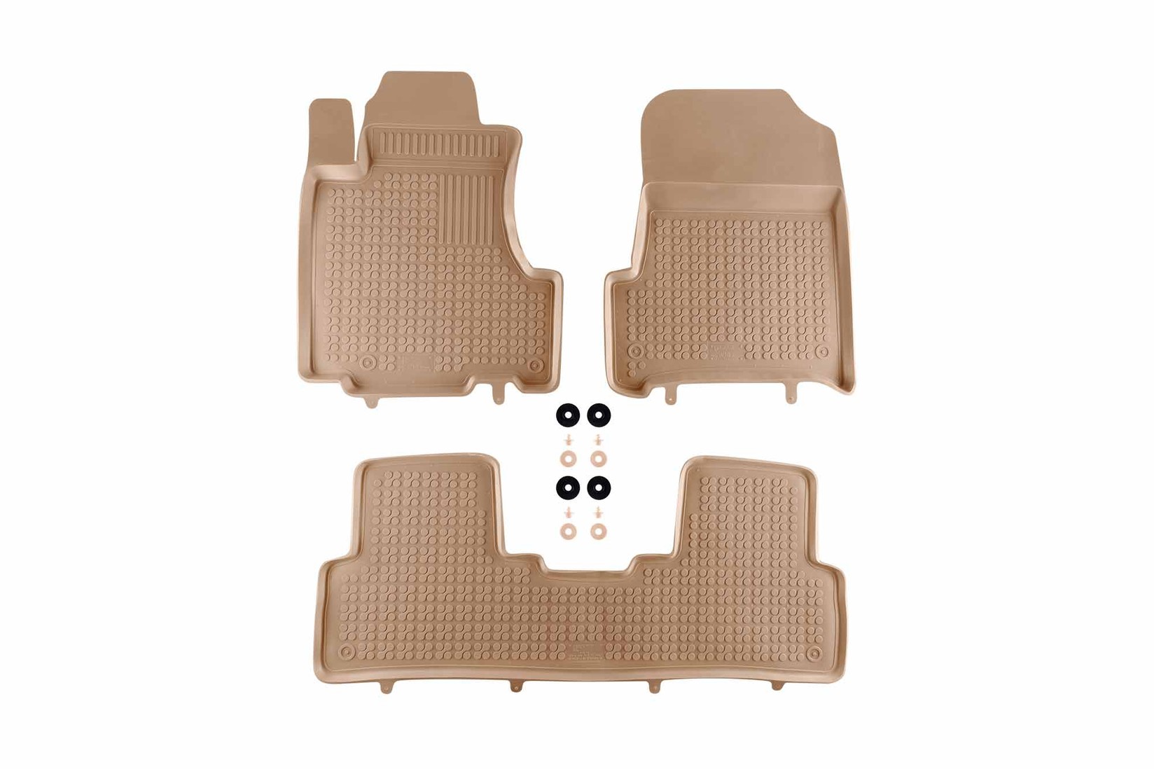 REZAW-PLAST Гумени патосници за Honda CR-v 2007-2012 3 дела кремави