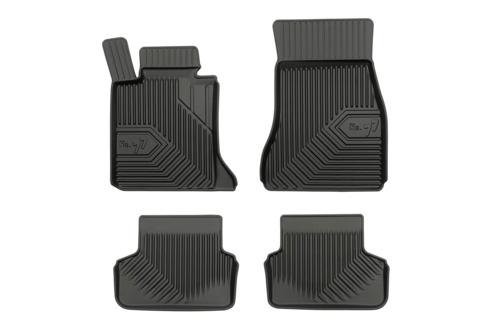 FROGUM 2.5D Гумени патосници модел 77 за BMW серија 5 G30 седан G31 караван по 2017 година 4 дела црни