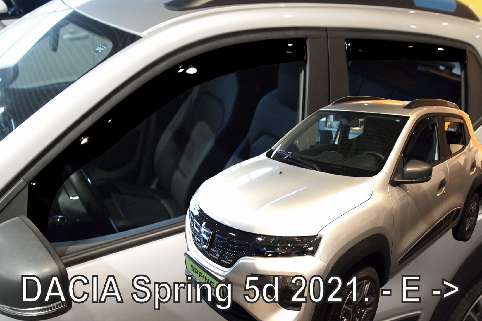 HEKO Комплет ветробрани Heko за Dacia Spring Electric по 2021 , затемнети, 4 бројки