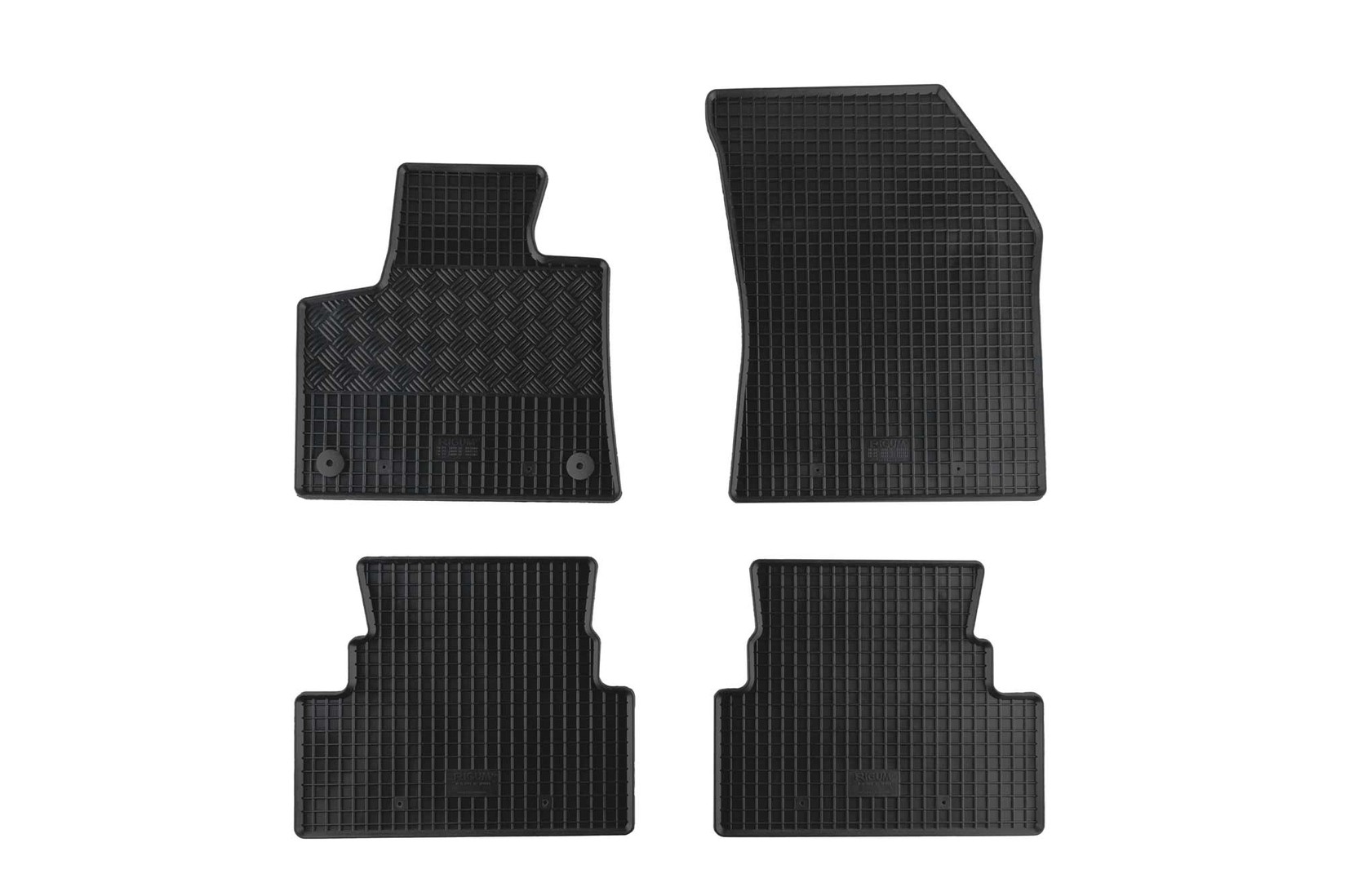 RIGUM Гумени патосници за Opel Grandland X по 2017 година Grandland по 2021 година Peugeot 3008 по 2016 година 4 дела црни