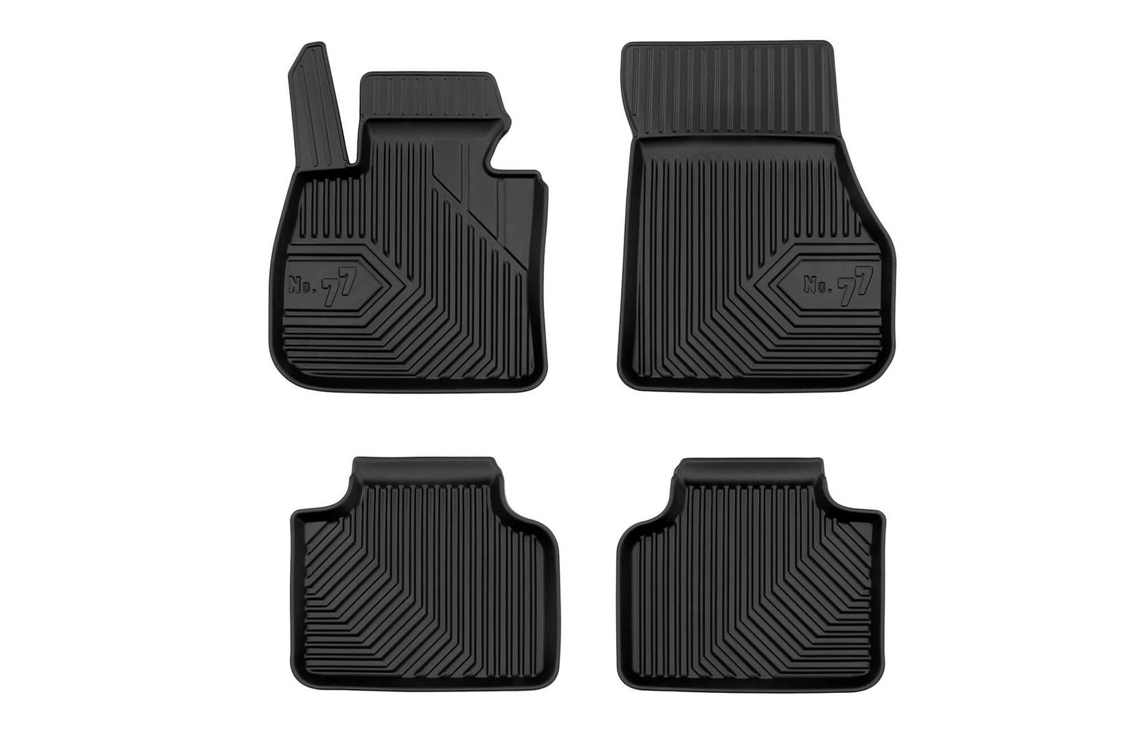 FROGUM 2.5D Гумени патосници модел 77 за BMW серија 2 F45 Active Tourer по 2014 година 4 дела црни