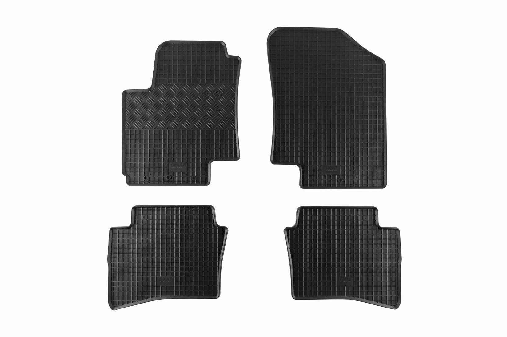 RIGUM Гумени патосници за Hyundai I20 по 2009 година 4 дела црни