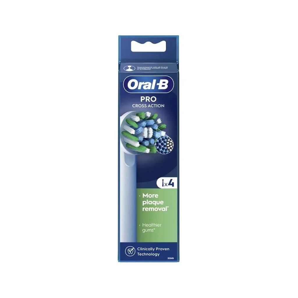 Oral-B додатоци за електрична четка за заби Cross Action, 4 парчиња