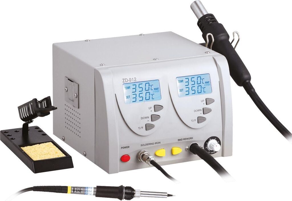 Alfa Electric Комбинирана дигитална лемилица со топол воздух AE-912