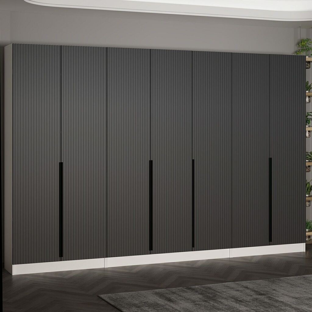 Гардеробер Hanah Home за ходник Noah 8270, 315x210x35 см, антрацит