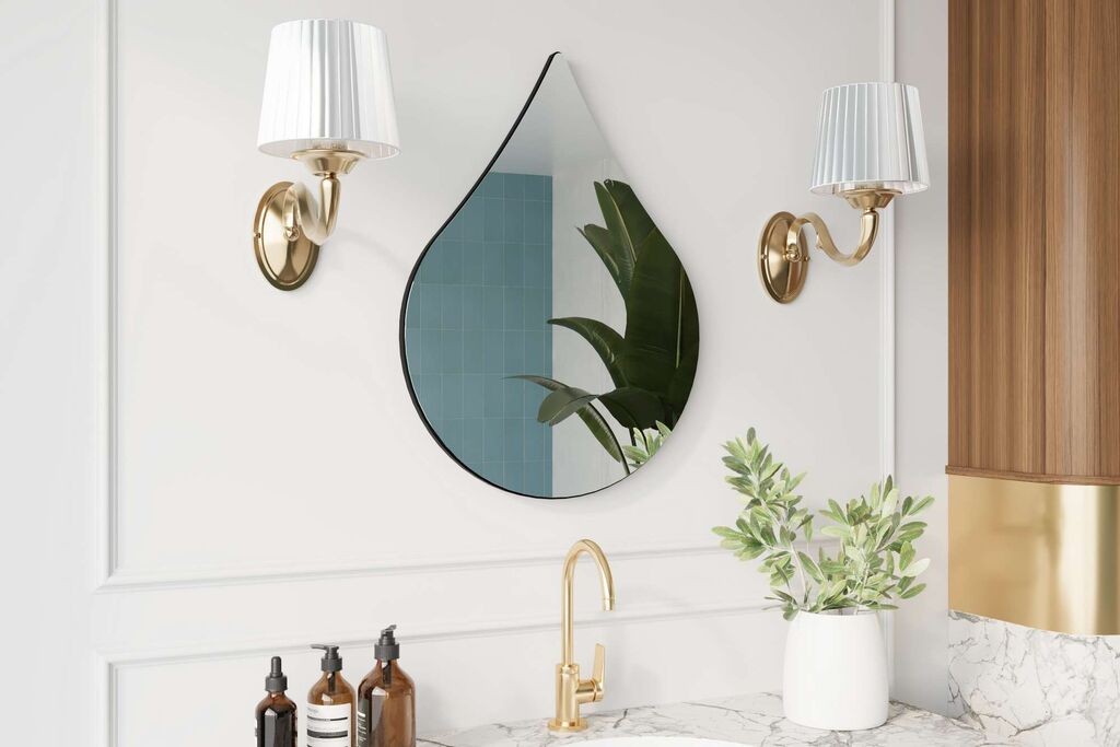 Огледало за дома Hanah Damla, црно