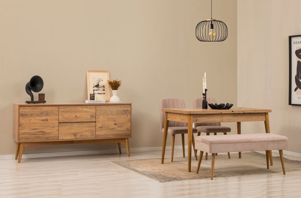 Трпезариски сет Hanah Home Vina 02 0701, кафеав