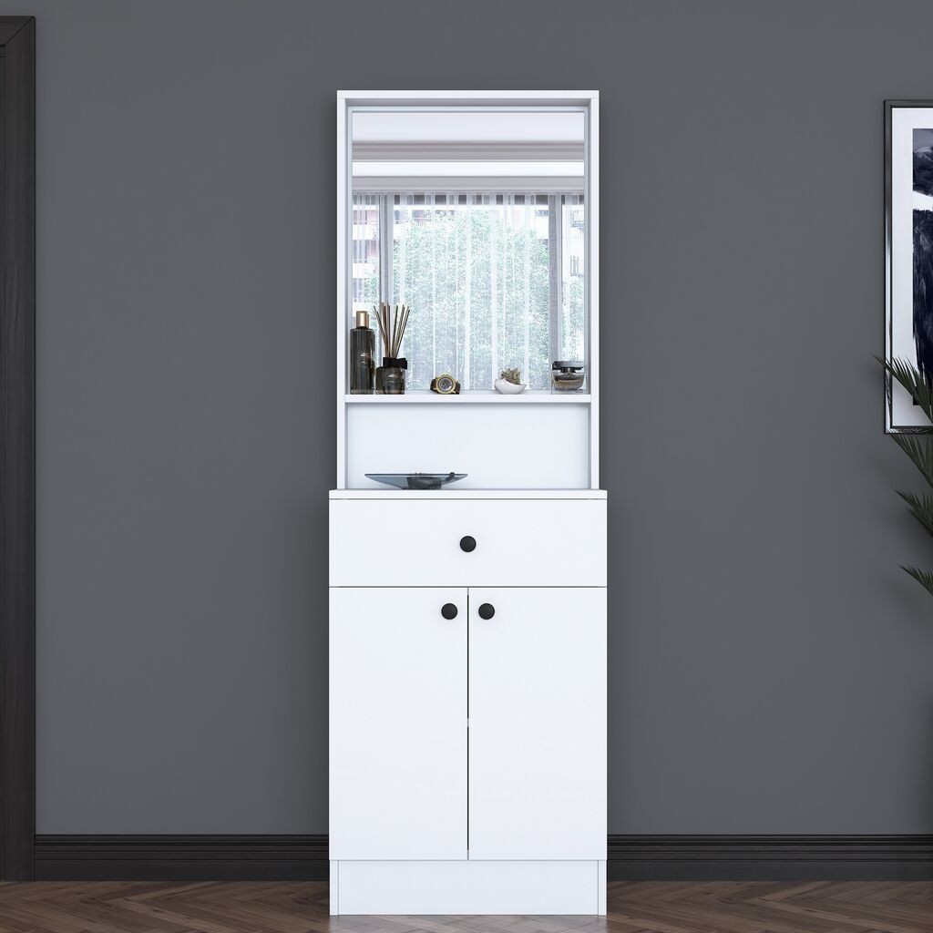 Комода Hanah Home за ходник P6 3293, 60x182,8x35,5 см, бела