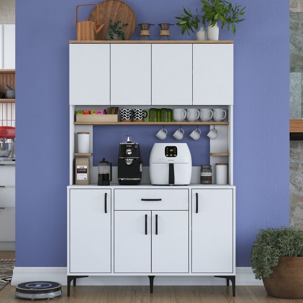 Комода Hanah Home JE177 3423, 120x184,2x40 см, бела