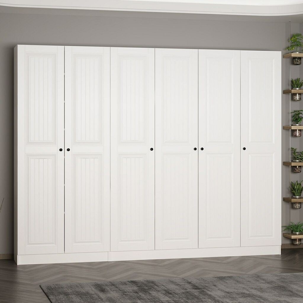 Гардеробер Hanah Home за ходник Noah 8246, 270x210x35 см, бел