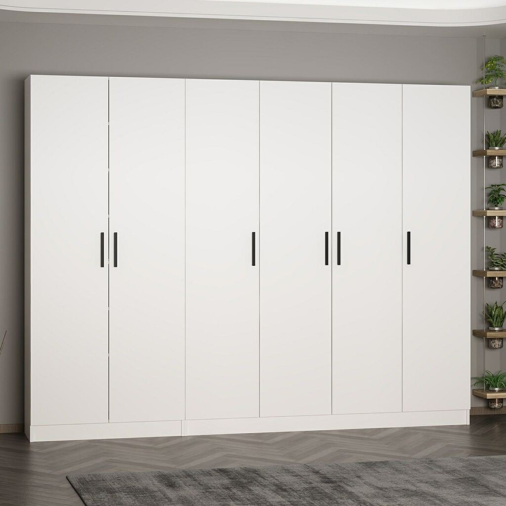 Гардеробер Hanah Home Noah-8202, 270x210x35 см, бел