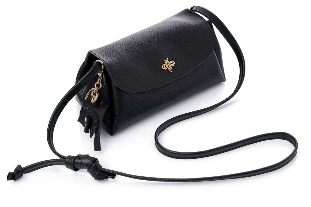 Lucky Bees Женска Чанта Ava, Црна