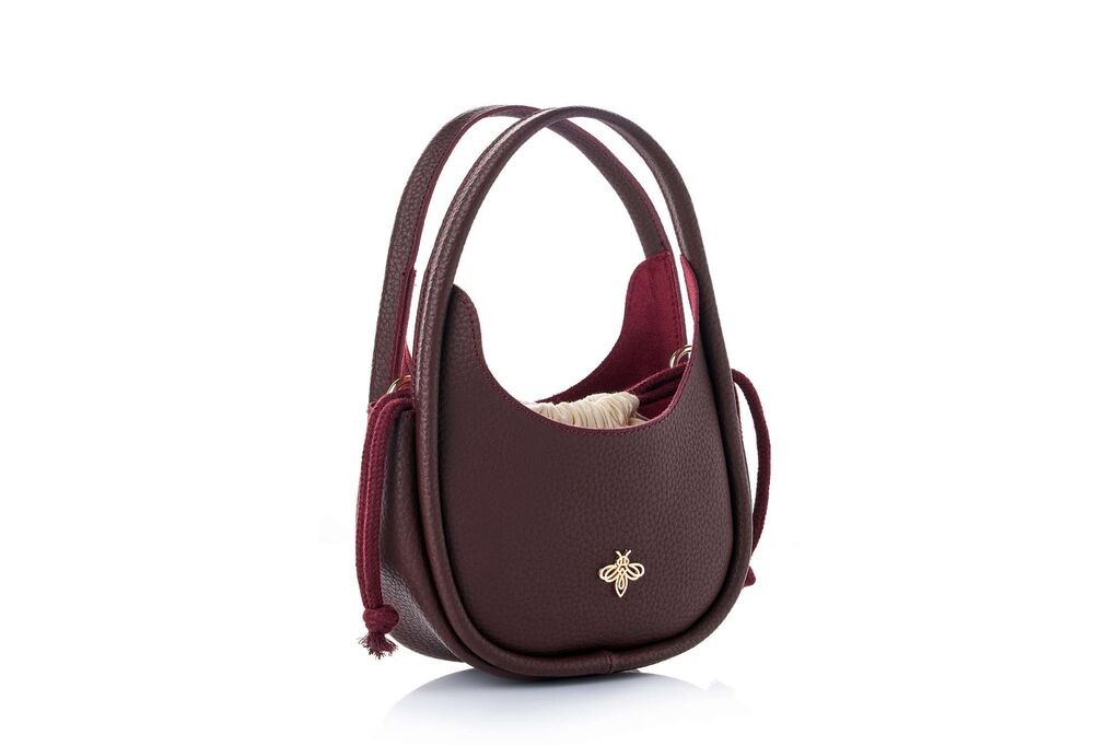 Женска чанта Lucky Bees Hedy, Бордо
