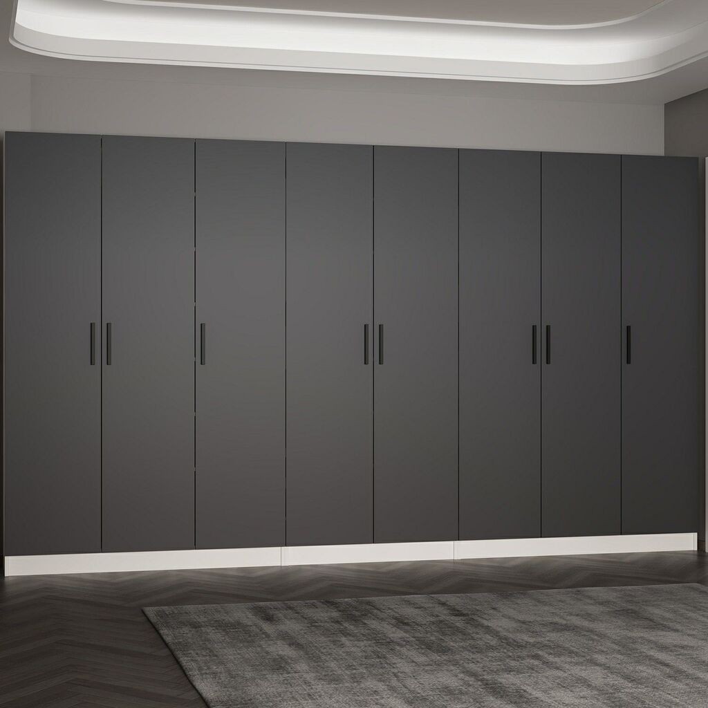 Гардеробер Hanah Home Noah-8218, 360x210x35 см, Антрацит