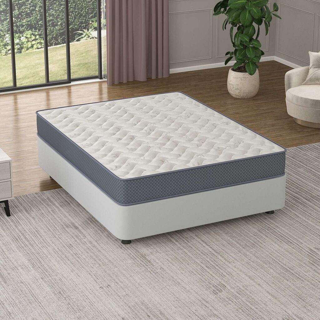 Душек за помош на 'рбетот Hanah Home, 180x200 см, жолто-бел