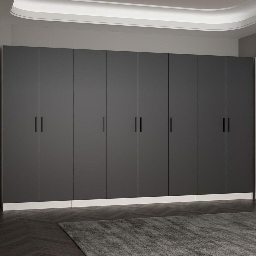 Гардеробер Hanah Home Noah-8217, 360x210x35 см, Антрацит