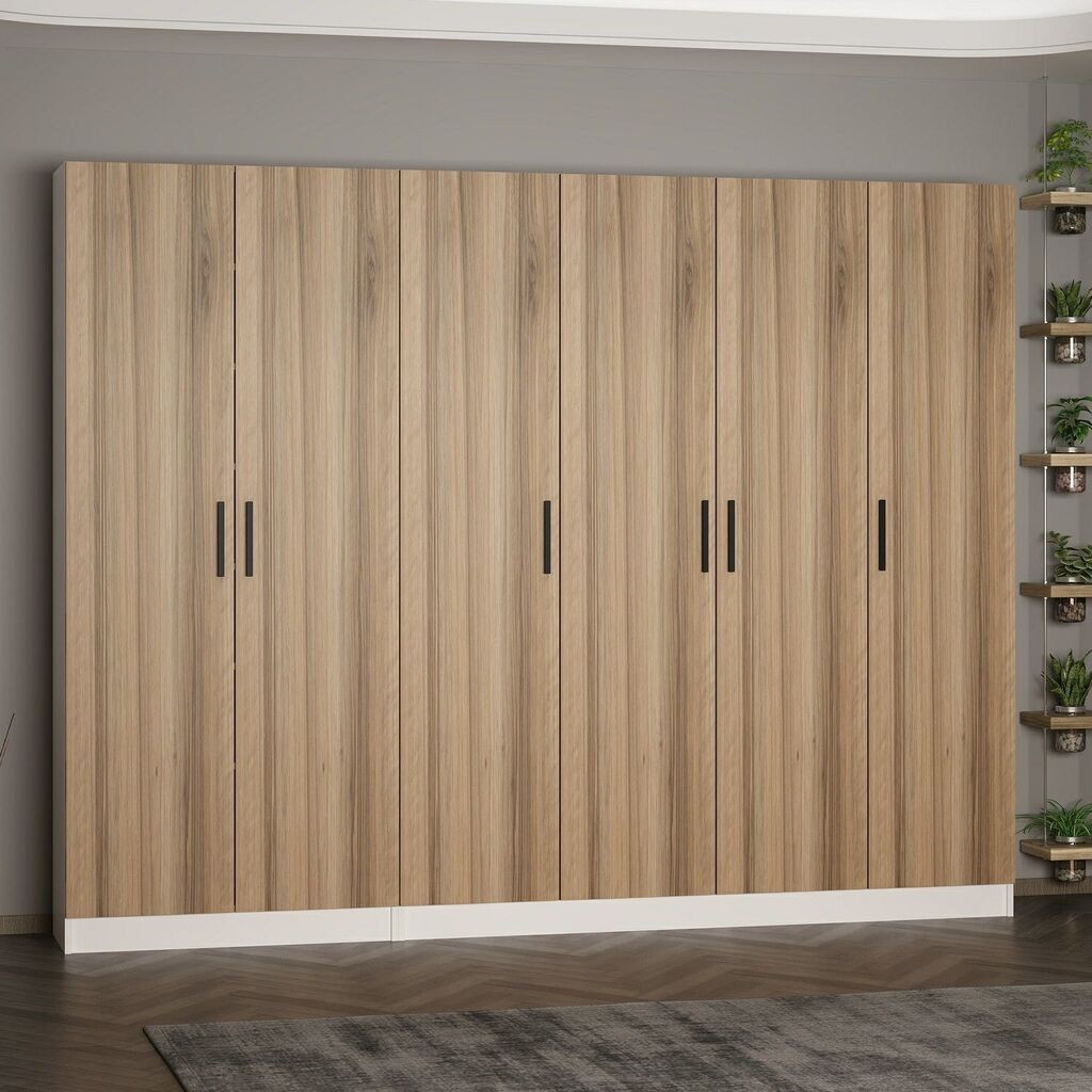 Гардеробер Hanah Home Noah-8224, 270x210x35 см, дабова боја