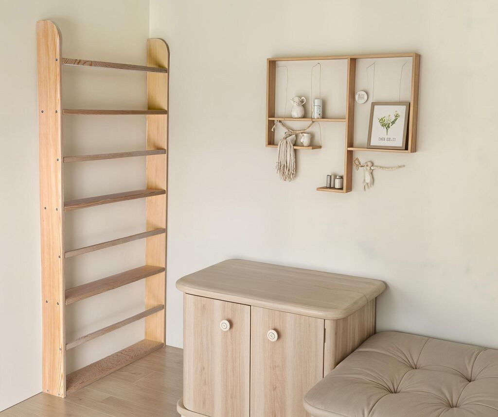 Полица Hanah Home за детска соба BLTYZ-AKTV033, 120x8x50 см, дабова боја