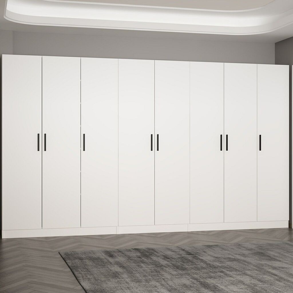 Гардеробер Hanah Home Noah-8207, 360x210x35 см, бел