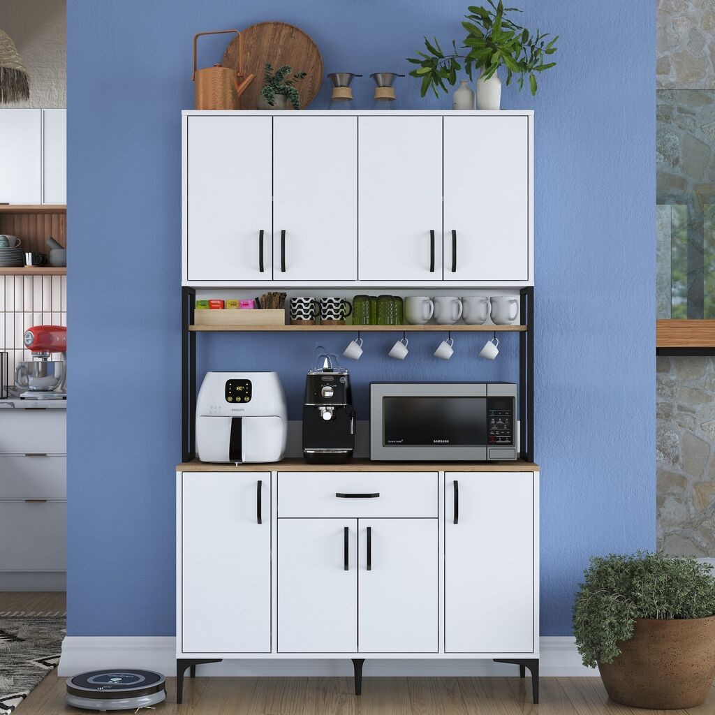 Комода Hanah Home JE127 3401, 120x198,6x40 см, бела