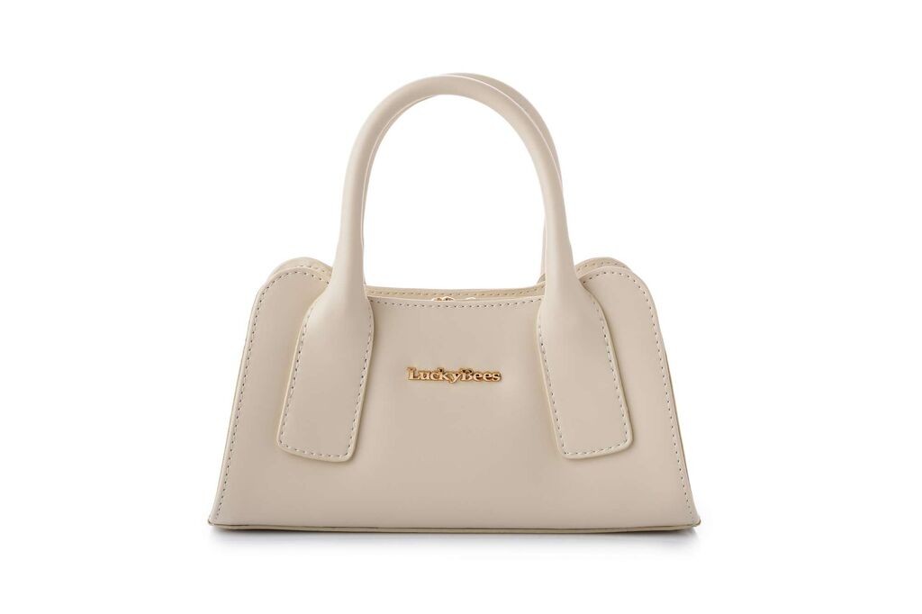 Женска чанта Lucky Bees Лана, кремаста