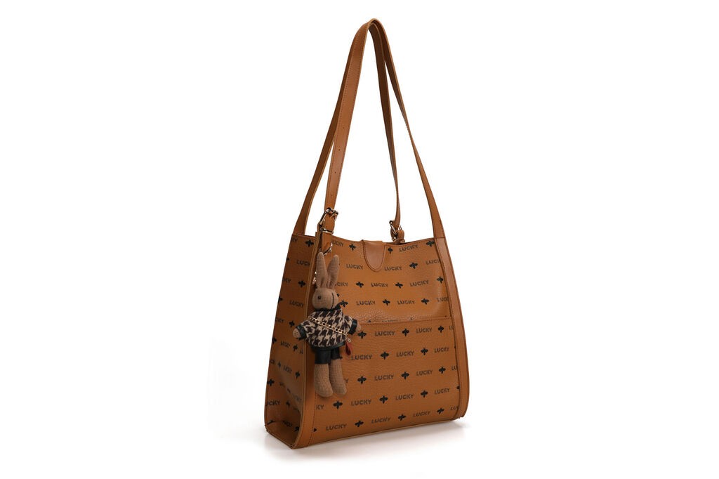 Женска чанта Lucky Bees 352, окер боја