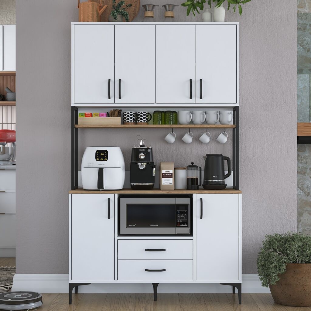 Комода Hanah Home JE169 3400, 120x198,6x40 см, бела