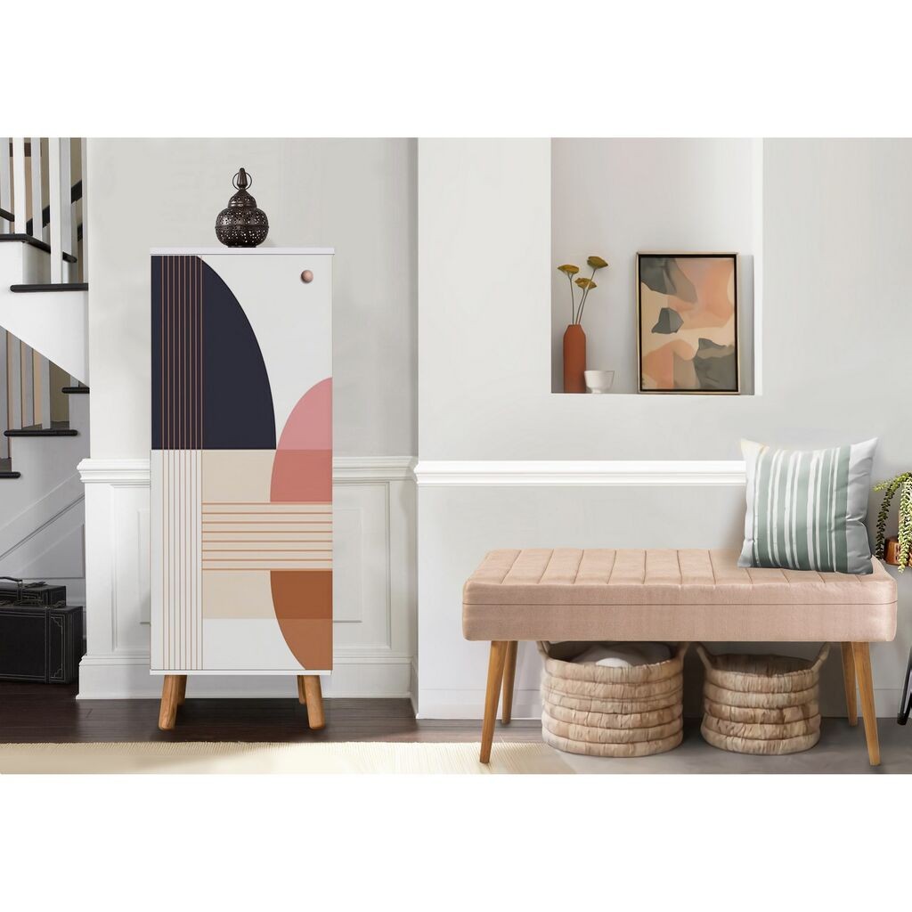 Комплет мебел за ходник Hanah Home, Вегас 954 0900, валкано розова