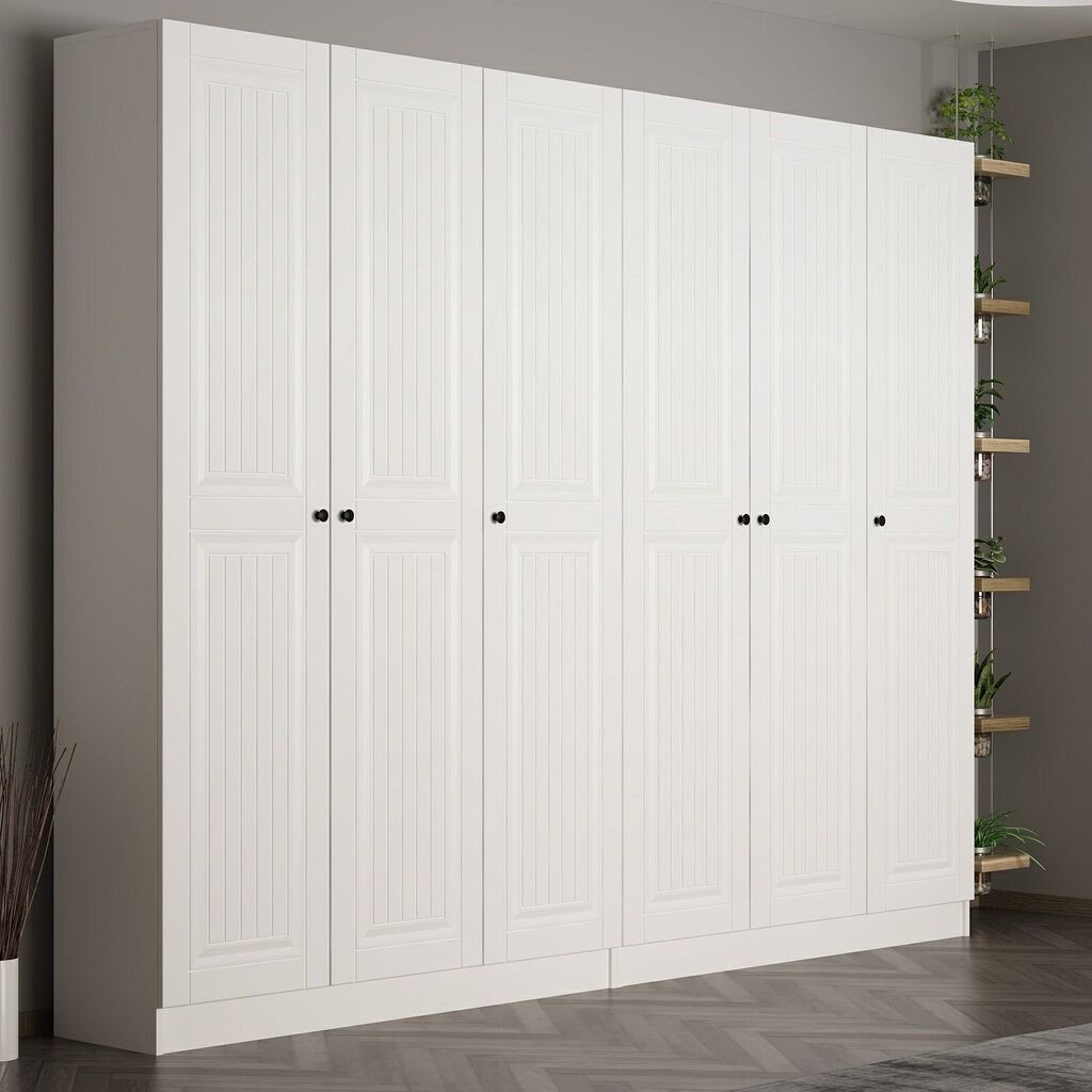 Гардеробер Hanah Home Noah-8247, 270x210x35 см, бел