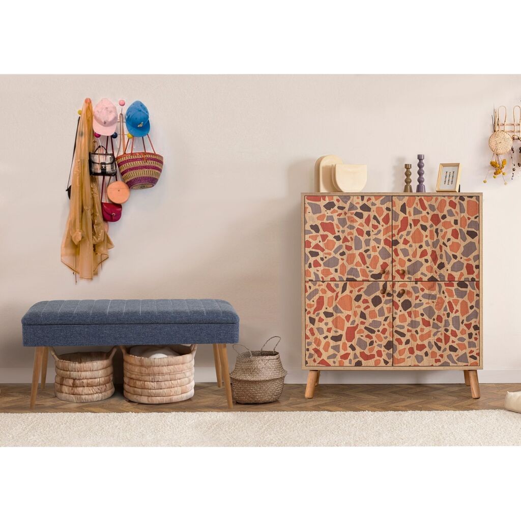 Hanah Home Set мебел за ходник Multilux Pebble 1048, сина