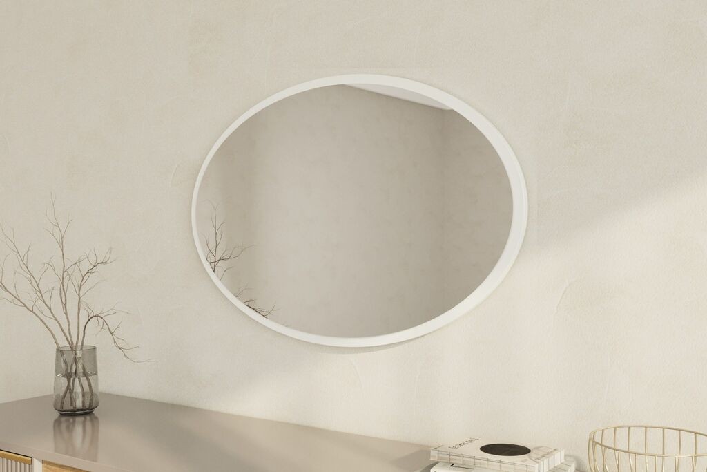 Огледало за дома Hanah Beyo, бело