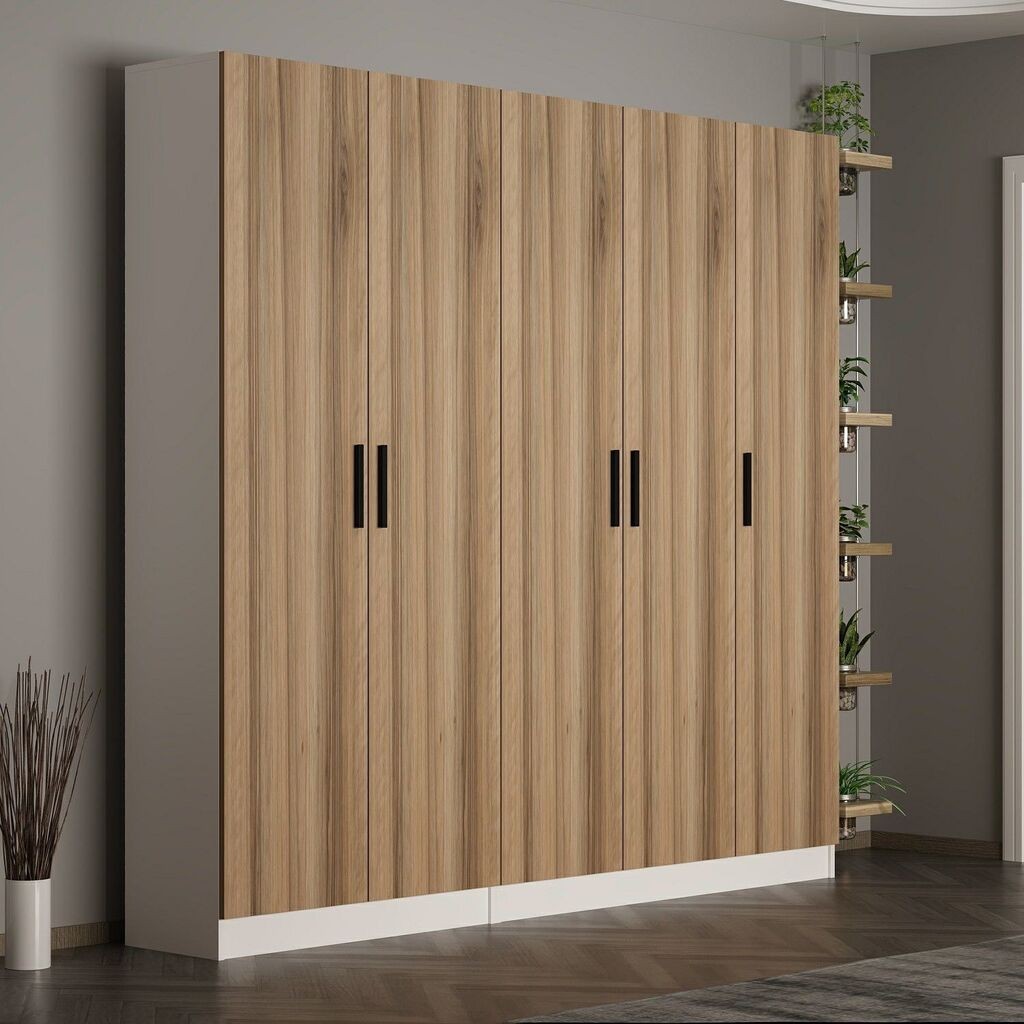 Гардеробер Hanah Home Noah-8223, 225x210x35 см, дабова боја