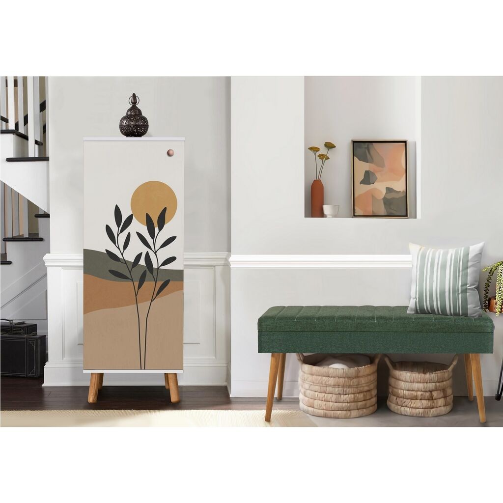 Мебел за ходник Hanah Home Set Vegas 956 1070, зелена