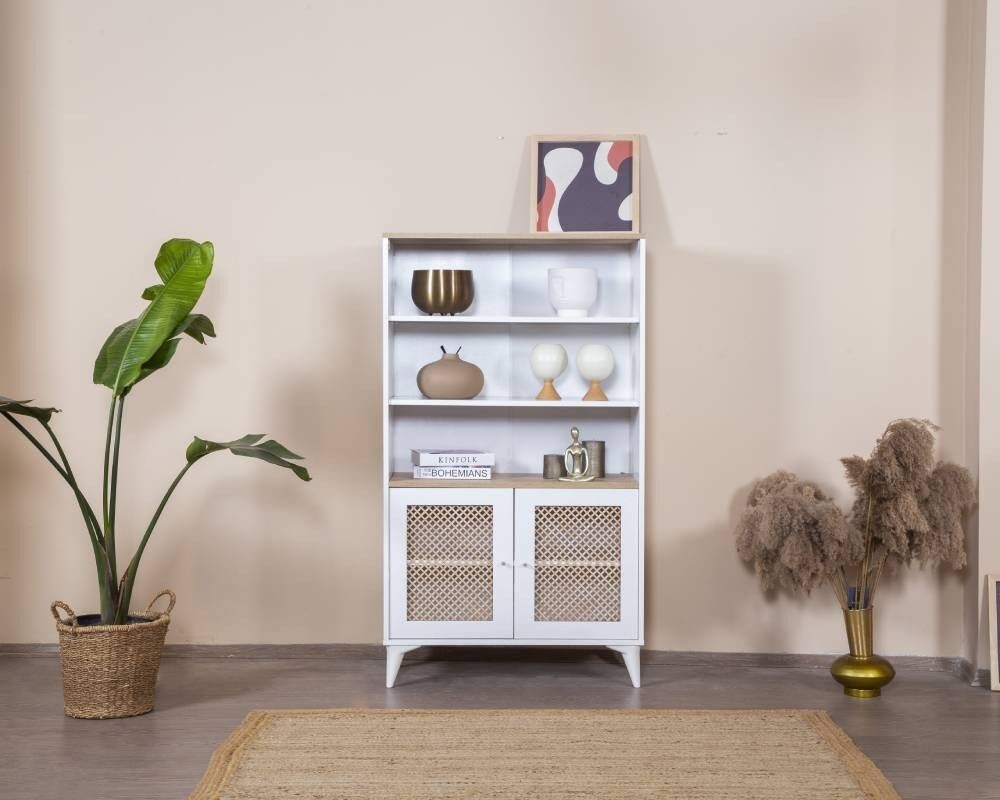 Полица за куќичка Hanah Home Goose, 90x158x41 см, бела