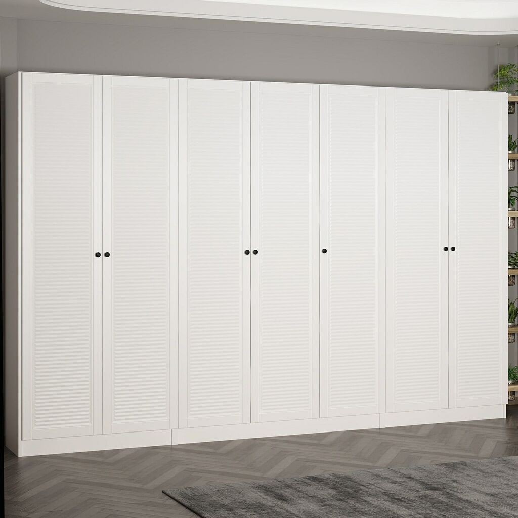 Гардеробер Hanah Home за ходник Noah 8463, 315x210x35 см, бел