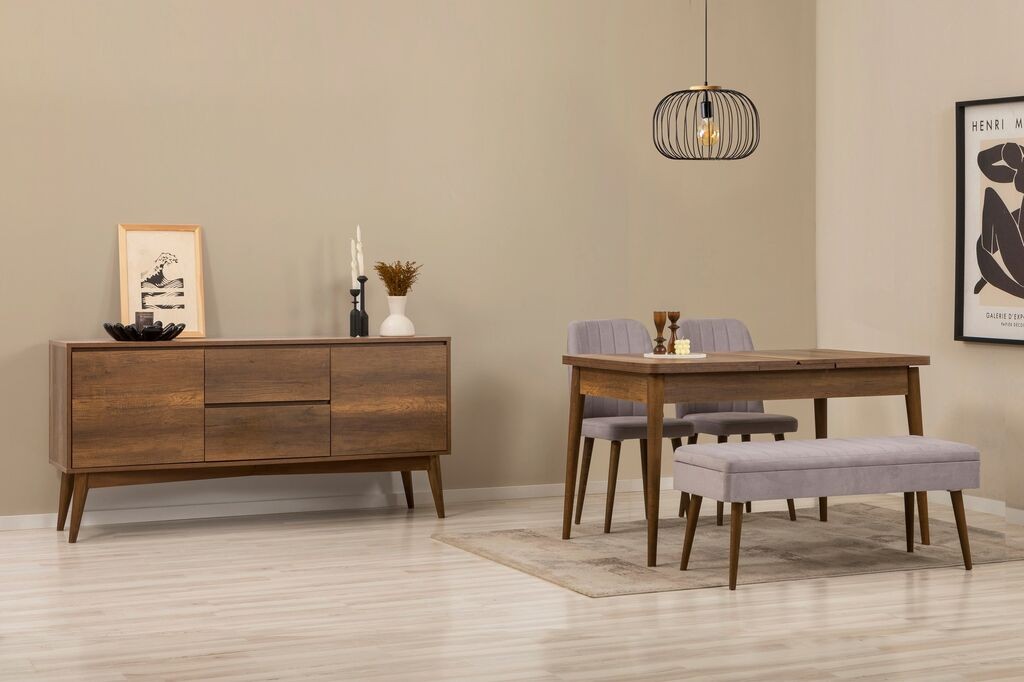 Трпезариски сет Hanah Home Vina 02 1048, сив