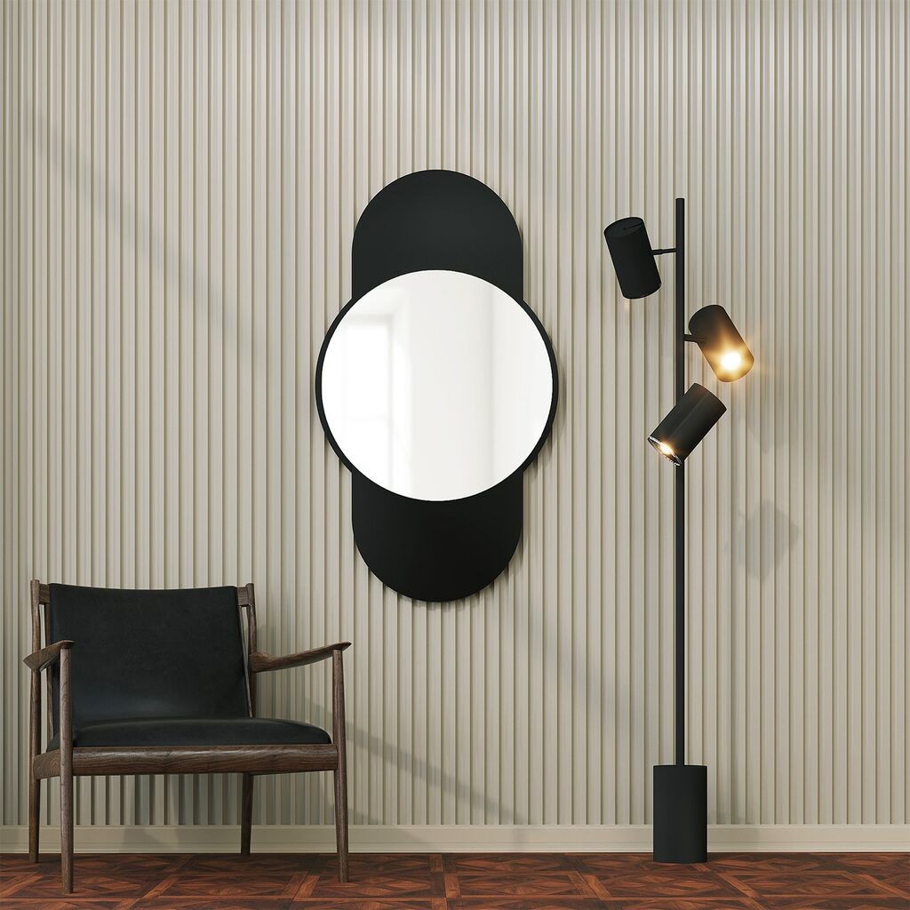 Огледало Hanah Home Time, црно