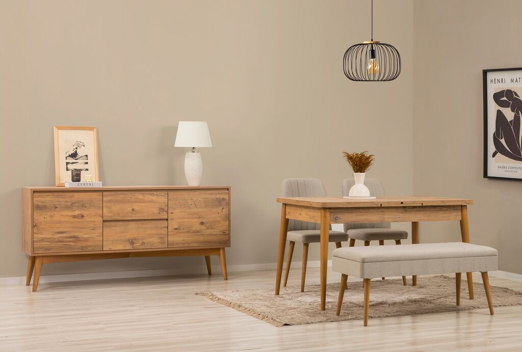 Трпезариски сет Hanah Home Vina 02 0900, светло сива