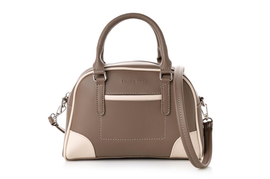 Женска чанта Lucky Bees 1282, крем-беж